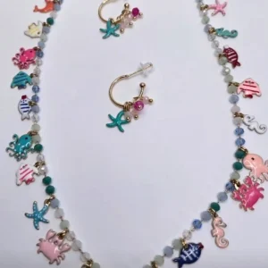 Set Collana Brasile + Ckoker + Orecchini